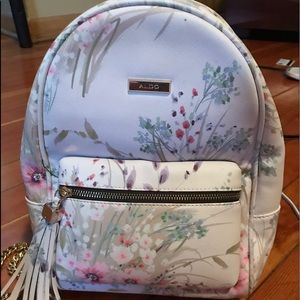 Aldo floral book bag purse